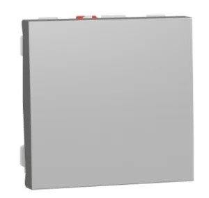 Кнопка Schneider Unica New NU320630 алюміній