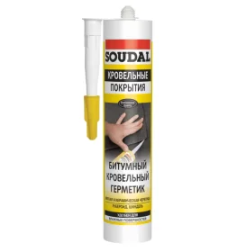 Герметик битумный кровельный Soudal Soudafalt 280мл (000020000000064101)