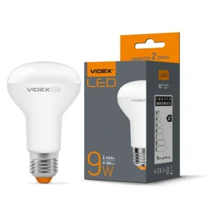 Лампа VIDEX R63e 9W E27 4100K (VL-R63e-09274)