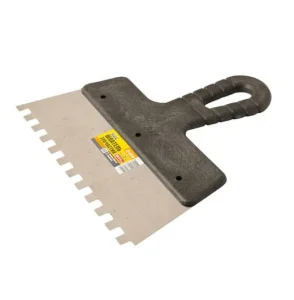 Шпатель зубчастий MASTERTOOL 200х8х8мм (19-6820)