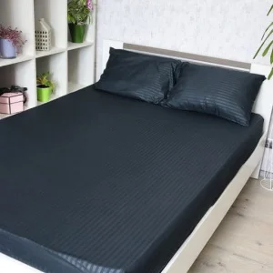 Простирадло на резинці LightHouse Mf Stripe Аnthracite 160x200+25м (605207)