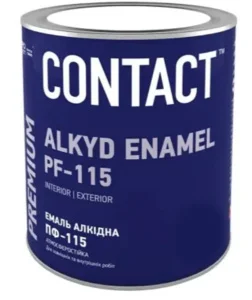 Емаль алкідна Dnipro Contact ПФ115 блакитний 2,8кг