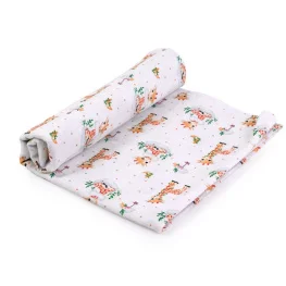 Фото пеленка руно жираф фланель 90x110см (204.05_жираф)