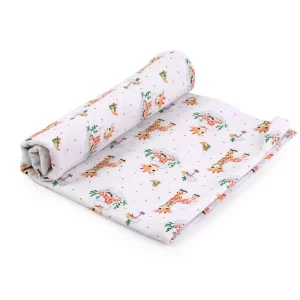 Фото пеленка руно жираф фланель 90x110см (204.05_жираф)