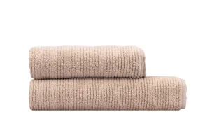 Фото полотенце ardesto air махровое бежевое 50х90см (art2150sf)