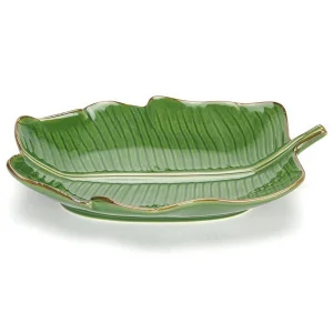 Блюдо глибоке Fissman Green 35x24x6см (6195)