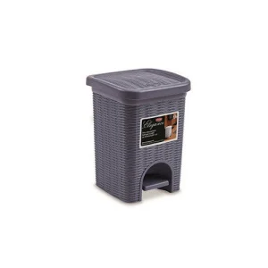 Фото мусорное ведро stefanplast elegance синее 20,5х20,5х28см 6л (30118)