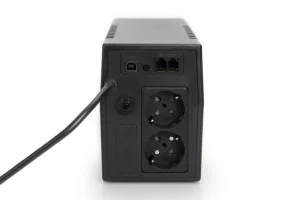 Джерело безперебійного живлення Digitus 600VA/360W LED RJ11 USB 2xSchuko (DN-170063)