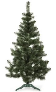 Штучна ялинка Elka2010 Принцеса зелена з білими кінчиками 1,6 м (ЕП-1,60)