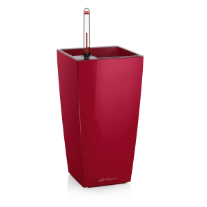 Вазон Lechuza Maxi Cubi Premium червоний 14x14x26см 1,5л (18051)