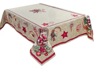 Скатертина Lefard Home Textile Santa Claus 140x180см (732-182)