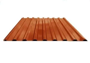 Профнастил покрівельний 8 Китай 0,45 РЕ RAL 3009