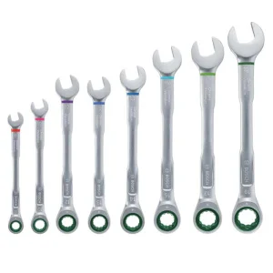 Набір комбінованих ключів з тріскачкою Bosch 8шт (1600A027PS)