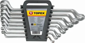 Набір ключів вигнуті TOPEX 6-17 мм 6 шт (35D755)