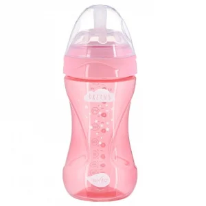 Пляшка для годування антиколікова Nuvita NV6032 Mimic Cool 3м+ 250мл (NV6032PINK)