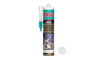 Силикон Akfix 100AQ аквариумный прозрачный 280мл (SA080)
