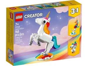 Фото конструктор lego creator магический единорог 145 деталей (31140)