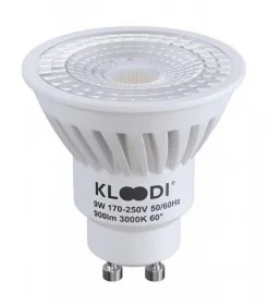 Фото светодиодная лампочка kloodi kdgu10-9wsmd 3k 60d ip20