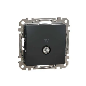 Розетка TV Schneider Sedna Design SDD114471 чорний