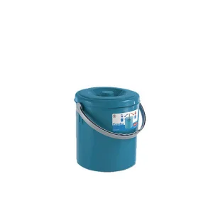 Відро з кришкою Stefanplast Eureka синє 25х27см 10л (20114)