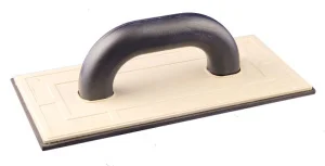 Терка пластикова MasterTool 130x270мм гума 4 мм (08-1304)