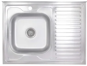 Кухонна мийка Brinex Satin 6080-R 0,6мм (BRIN6080RSAT06)