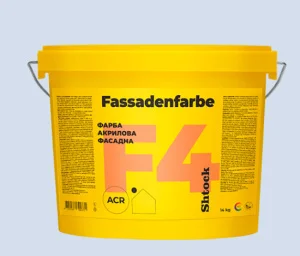 Краска акриловая фасадная Shtock Fassadenfarbe F4 база А 14кг (10611309)