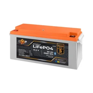 Акумулятор LogicPower LiFePO4 51,2V 50Ah 2560Wh BMS 80A/50А (24479)
