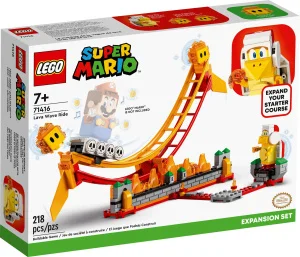 Додатковий набір Lego Super Mario Поїздка на лава-хвилі 218 деталей (71416)