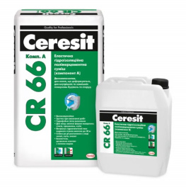 Гидроизоляционная смесь эластичная Ceresit CR 66 22,5кг