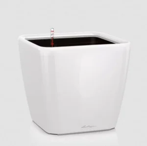 Розумний вазон Lechuza Classico Quadro Premium LS 35 білий 17л (16160)