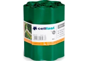 Бордюрна стрічка Cellfast хвиляста темно-зелена 20x900 см (30-023H)