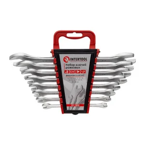 Набір ключів ріжкових Intertool 6-22мм 8шт (HT-1002)