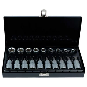 Набір біт з насадками Sigma Torx 1/2" 19шт (6086661)
