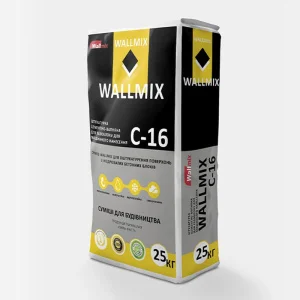 Штукатурка цементно-известковая Wallmix С-16
