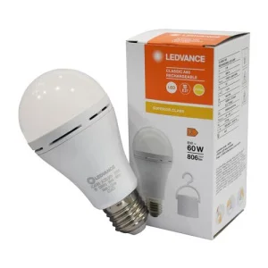 Лампа аккумуляторная Ledvance LED E27 8Вт 806Lm 2700К A60 (4099854102417)