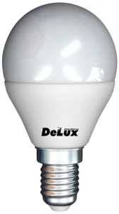 Фото светодиодная лампа delux bl50p 5 вт 4100k 220в e14 промо