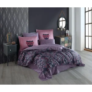 Комплект постільної білизни Hobby Exclusive Sateen Caprice рожевий 200x220см євро (167971)