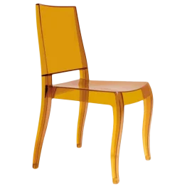 Фото стул papatya class-x 39 прозрачный янтарь (2967)