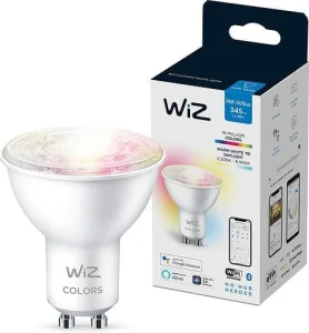 Лампа WiZ Smart GU10 4,7W 50W 345Lm 2200-6500K RGB Wi-Fi (929002448402)