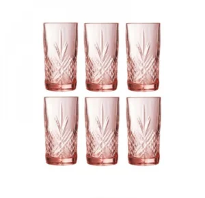 Набір склянок Luminarc Salzburg Pink 380мл 6 предметів (9166P)