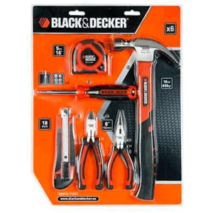 Набір інструменту BLACK+DECKER 6 шт універсальний BDHT0-71631