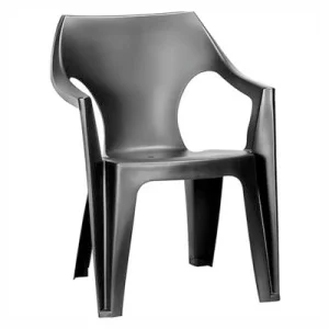 Стілець пластиковий Allibert Santana Chair сірий (915593900)