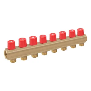 Колектор Karro на 8 виходів 1“х3/4“ (KR1007B/7)
