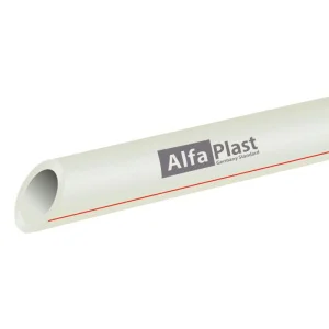 Труба поліпропіленова Alfa Plast PPR 50х8,3мм 4м (APPN2050XXX)