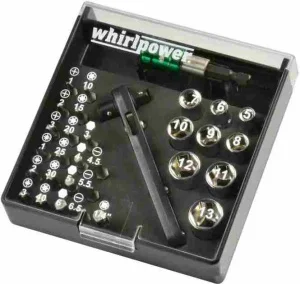 Набір бит та головок торцевих Whirlpower 1/4" 5-13мм 31шт (223317)