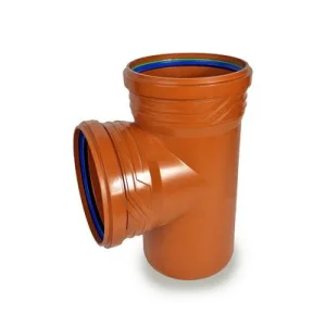 Трійник зовнішньої каналізації ASG Esterno 110x110мм кут 87,5 (6547886)