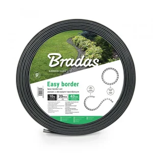 Бордюр газонний з комплектом кілків Bradas Easy Border 40ммx10м (OBEGY4010SET)