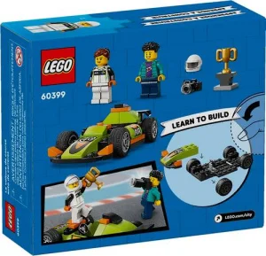 Фото конструктор lego city зеленый автомобиль для гонки 56 деталей (60399)