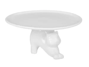 Фото подставка под торт lefard котик 21,5x21,5x10см (940-237)